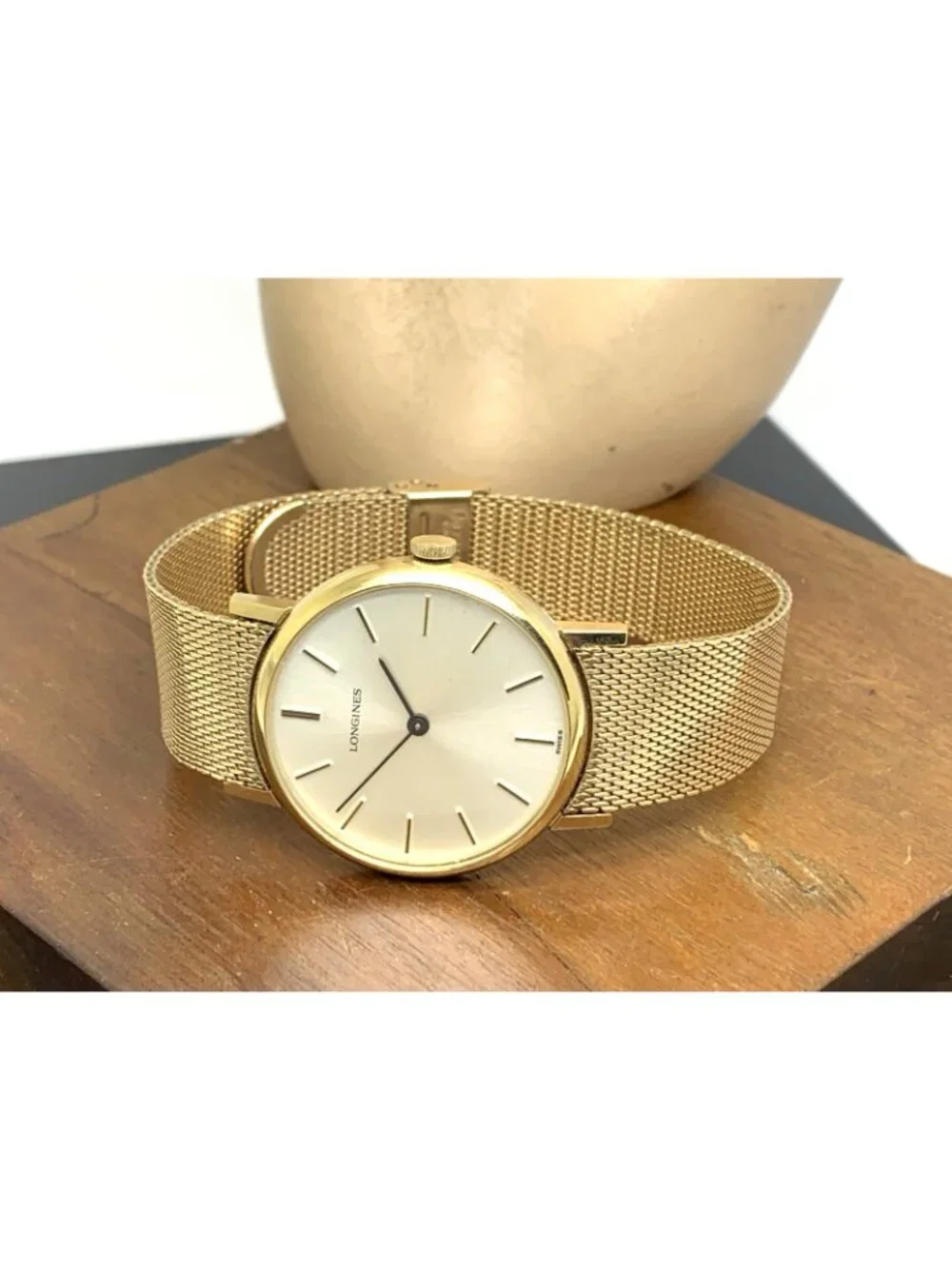 Longines Men's Watch 1970'S Vintage 528 Swiss Manual Wind Gold Stainless Steel